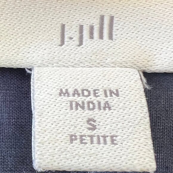 J.Jill Navy blue Eyelet Ruffle Blouse - Picture 11 of 13